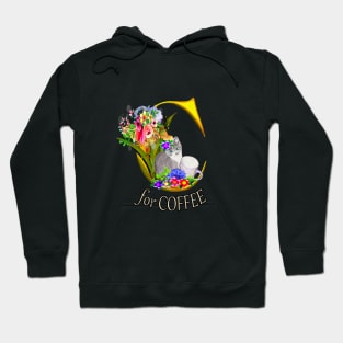 Letter C for Coffee Hoodie